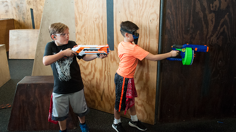 kids nerf wars