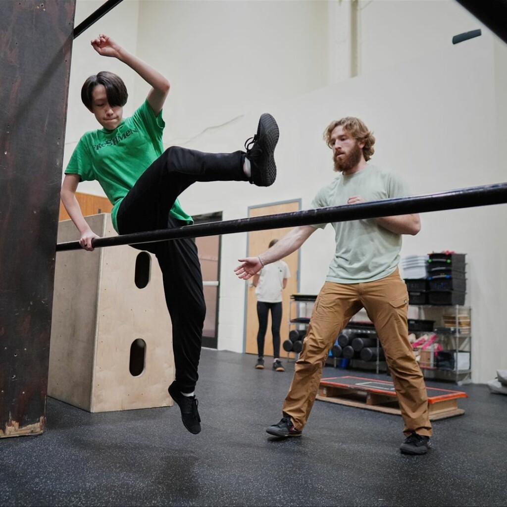 Youth classes at The Rochester Parkour Gym